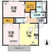 セジュール王ノ瀬の間取り画像