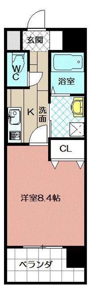 ブルースクエアー響IVの間取り画像