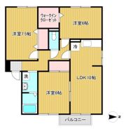ロイヤルガーデン泉Aの間取り画像