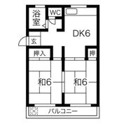 倉知マンションの間取り画像