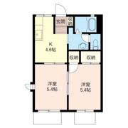 ハイツキャロット Bの間取り画像