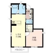 リッシュ Aの間取り画像