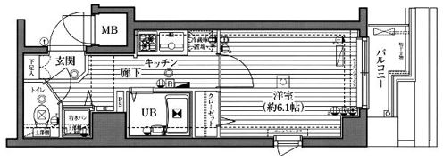 グランド・ガーラ西新宿Westの間取り画像