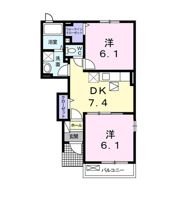 エアリーガーデンⅡの間取り画像