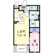 へりていじ桜井Ⅰの間取り画像