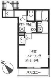 カーサ・ティーナの間取り画像