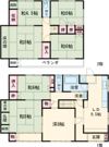 麻里布4丁目貸家の間取り画像