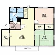 シティ クレスト Aの間取り画像