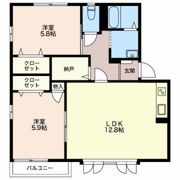 フレグランス パストラル Bの間取り画像