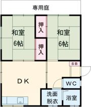 阿久根アパートの間取り画像