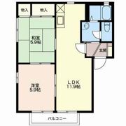 エトワール本野 Bの間取り画像