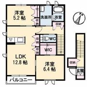 カーサ・ヴェルデ A棟の間取り画像