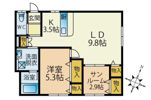 べるぽすとKの間取り画像