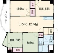 インペリアル西本Ⅰの間取り画像