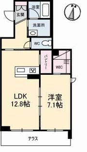 ラ プロスペリテ A棟の間取り画像