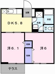 ファミール蓼野の間取り画像