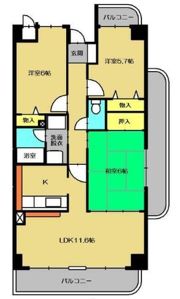 グラン新蔵の間取り画像