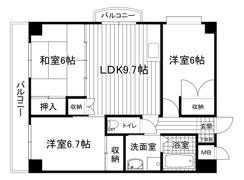 プレリュード海田の間取り画像