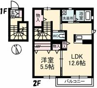 プロヌーブいつわの間取り画像