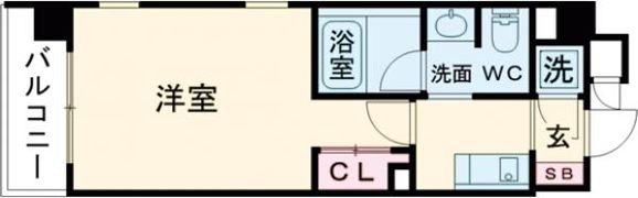 レジディア洛北の間取り画像
