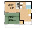 コーポ市川の間取り画像