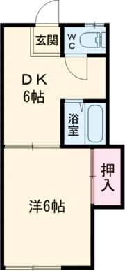 からたちブルーメⅡの間取り画像