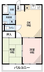 コーポ・ホワイトリバーの間取り画像