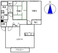 メゾン昴の間取り画像