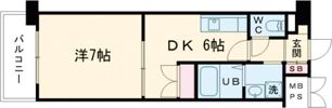 レジディア京都壬生の間取り画像