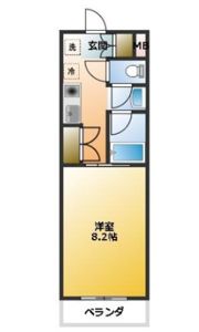 C's 24 HORIGUCHIの間取り画像