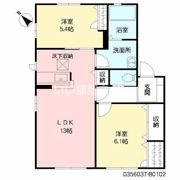 パディ沖代 B棟の間取り画像