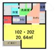 Blanc Cube一ノ割の間取り画像