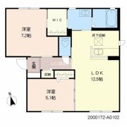 ヴィルヌーブ中殿 A棟の間取り画像