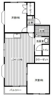 ハイネスソーワⅡの間取り画像