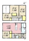 クレイドルガーデン浜松市中央区本郷町第1 1号棟の間取り画像