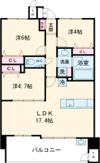 S-RESIDENCE愛宕SOUTHの間取り画像