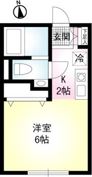 ヴェラハイツ磯子弐番館の間取り画像