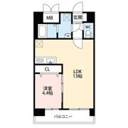 スカイオン本町の間取り画像