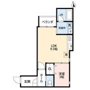 Rooms南万代の間取り画像