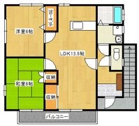 Tコーポ貝塚の間取り画像
