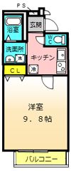 フジパレス堺南長尾Ⅴ番館の間取り画像