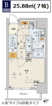 スカイコートTOKYOスカイツリーの間取り画像