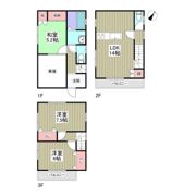 富士見市鶴馬戸建ての間取り画像