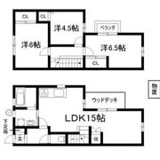 炭の家Ⅱ良町4丁の間取り画像