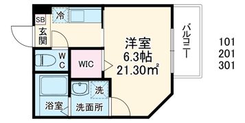 GRADUS道場北Ⅱの間取り画像