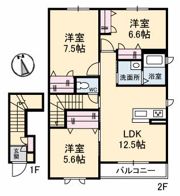 メゾン・ド・テールの間取り画像