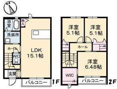 クラヴィエ A棟の間取り画像