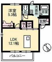 ジュネスエスポワール A棟の間取り画像