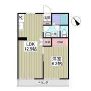 ビューハイツ講堂の間取り画像
