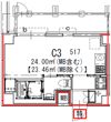 GENOVIA船橋の間取り画像